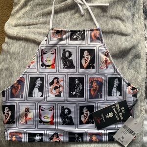 Selena cropped Halter top